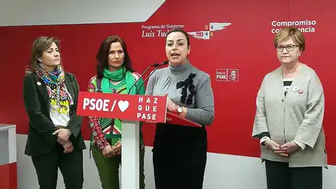 Psoe despoblación Isaura Leal visita Palencia