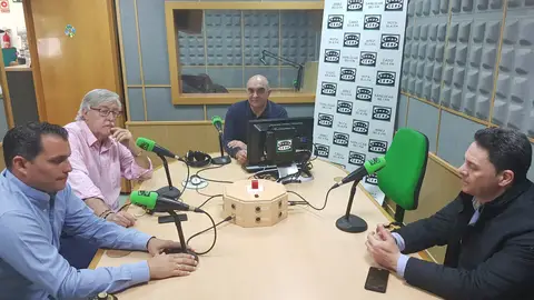 Tertulia cofrade Onda Cero Cádiz Tertulia Cofrade con Benito Jódar, Adolfo Morera, Sergio Marín y Antonio Sánchez.