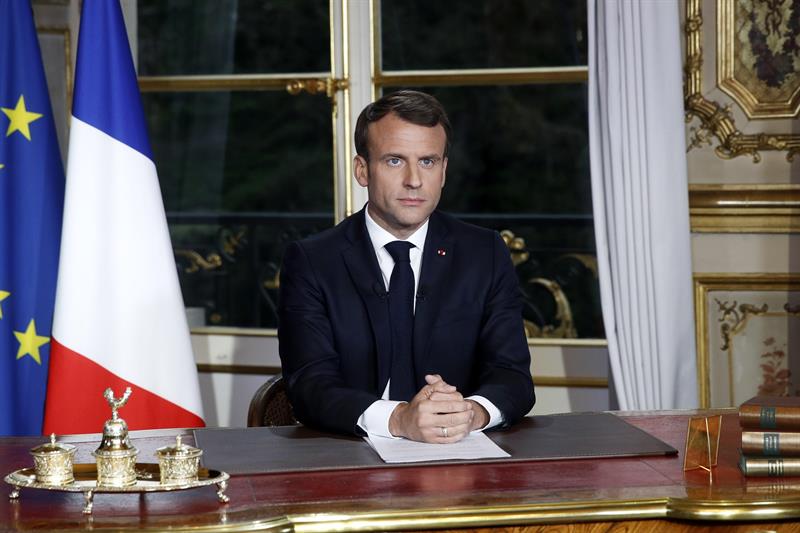 Macron fija en cinco años el plazo para reconstruir una Notre Dame "todavía más bella" Macron fija en cinco años el plazo para reconstruir una Notre Dame "todavía más bella"