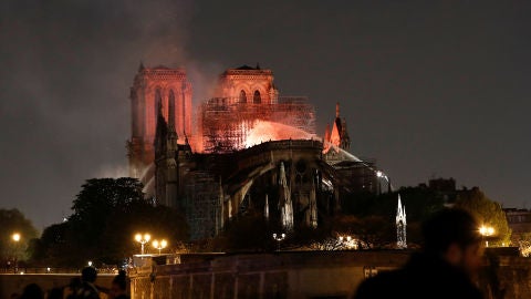 El incendio de la catedral de Notre-Dame