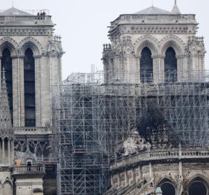 La catedral de Notre Dame tras el incendio La catedral de Notre Dame tras el incendio