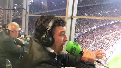 Así ha narrado Alfredo Martínez el segundo gol de Messi al Manchester United Así ha narrado Alfredo Martínez el segundo gol de Messi al Manchester United