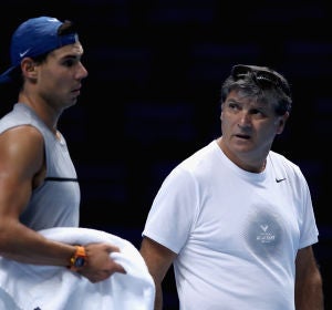 Rafa Nadal, junto a su tío Toni Rafa Nadal, junto a su tío Toni