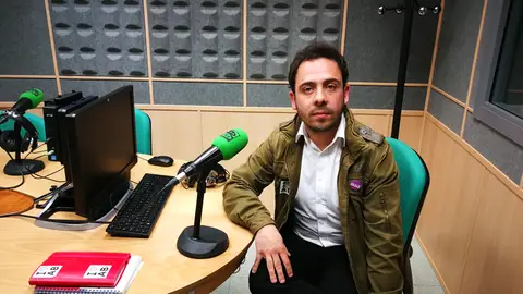 Fran Casamayor, en los estudios de Onda Cero Albacete En Albacete en la Onda