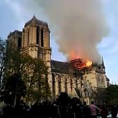 Los mensajes de los candidatos sobre el incendio de Notre Dame