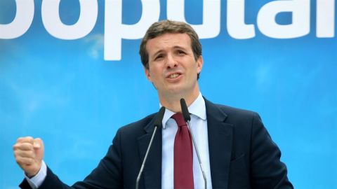 El líder del PP, Pablo Casado. El líder del PP, Pablo Casado.