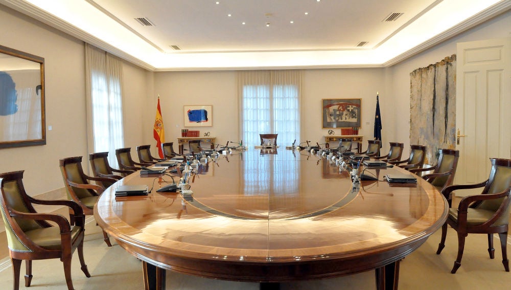 Sala de reuniones del Consejo de Ministros