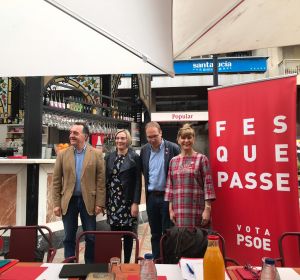 El PSOE ha realizado hoy un acto de campaña. El PSOE ha realizado hoy un acto de campaña.