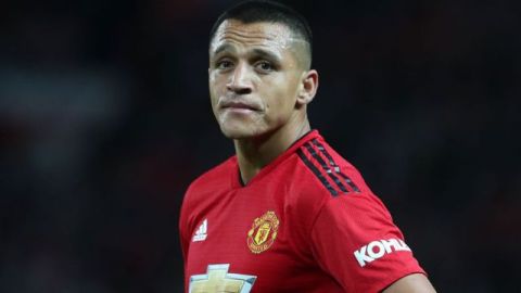 El delantero del United, Alexis. 