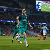 Fernando Llorente celebra su gol ante el Manchester City Fernando Llorente celebra su gol ante el Manchester City