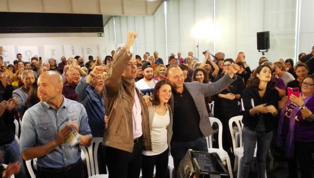 Irene Montero, de Unidas Podemos, en el centro de congresos de Elche.