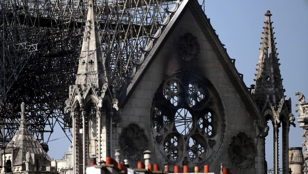 Consecuencias del fuego en la catedral de Notre Dame