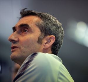 Ernesto Valverde, en rueda de prensa Ernesto Valverde, en rueda de prensa