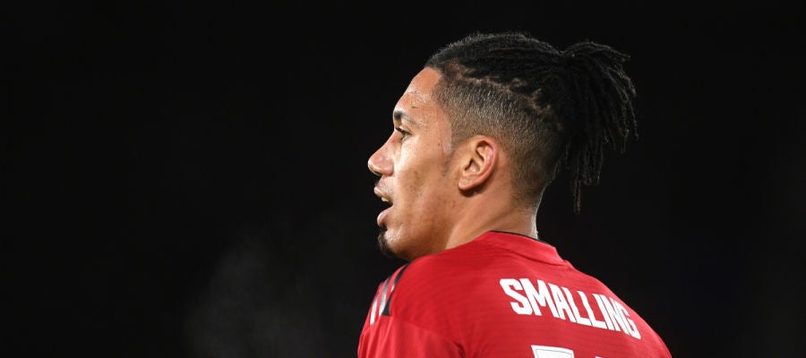 Smalling, en un partido Smalling, en un partido