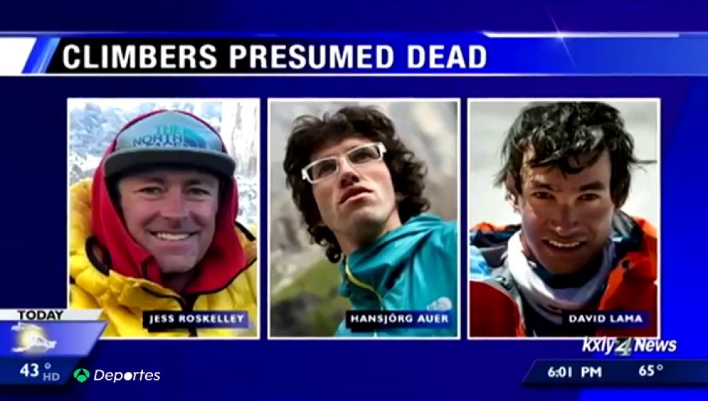 Recuperados en Canadá los cuerpos de los alpinistas Lama, Auer y Roskelly Recuperados en Canadá los cuerpos de los alpinistas Lama, Auer y Roskelly