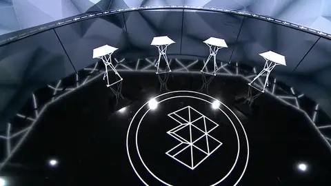 Plató del debate decisivo de Atresmedia Plató del debate decisivo de Atresmedia