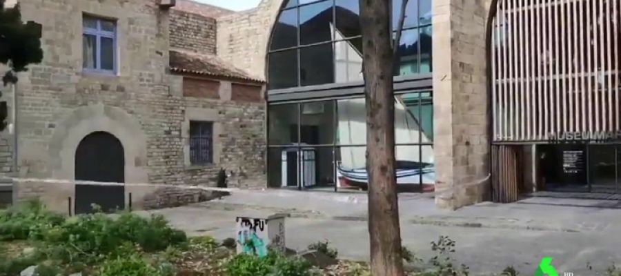 Lugar de la brutal agresión y violación en Las Ramblas Lugar de la brutal agresión y violación en Las Ramblas