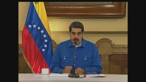 Nicolas Maduro, en su mensaje institucional