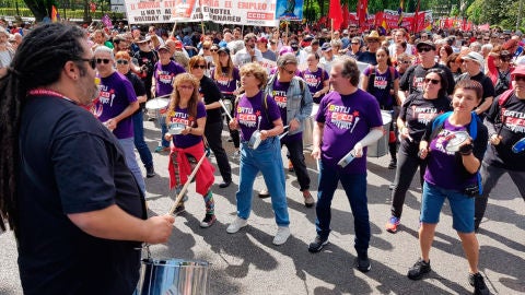 Manifestaci&oacute;n UGT y CCOO 