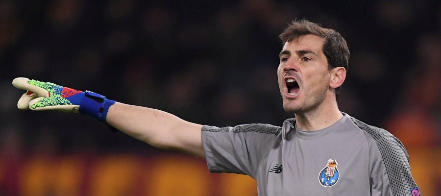 Iker Casillas, durante un partido con el Oporto Iker Casillas, durante un partido con el Oporto