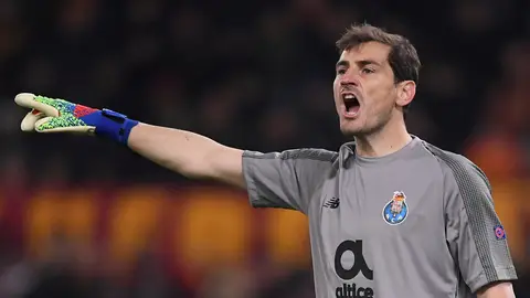 Iker Casillas, durante un partido con el Oporto Iker Casillas, durante un partido con el Oporto