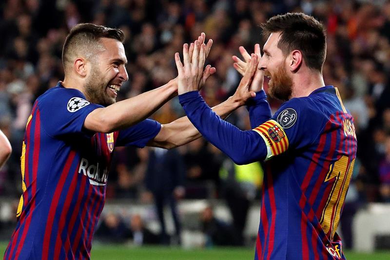 Jordi Alba: "Messi es único, cuando no esté el Barça le echará de menos" Jordi Alba: "Messi es único, cuando no esté el Barça le echará de menos"