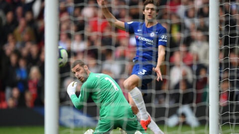 David de Gea tras su fallo la pasada semana ante el Chelsea