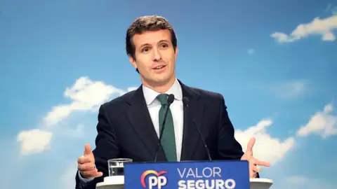 El presidente del PP, Pablo Casado El presidente del PP, Pablo Casado