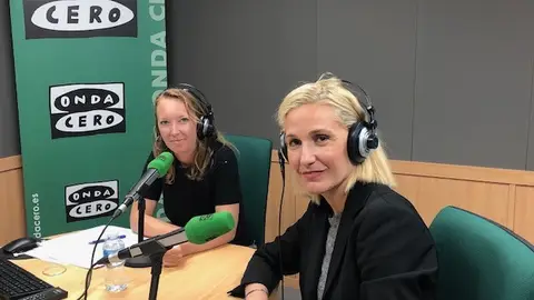 La candidata de Ciudadanos a la alcaldía de Palma, Eva Pomar, en los estudios de Onda Cero Mallorca. Elecciones del 26M