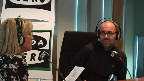 Borja Ter&aacute;n en Julia en la Onda