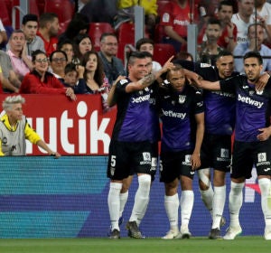 El Leganés celebra un gol El Leganés celebra un gol