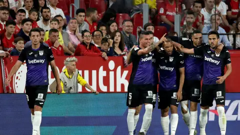 El Leganés celebra un gol El Leganés celebra un gol