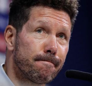 Diego Simeone, en rueda de prensa Diego Simeone, en rueda de prensa