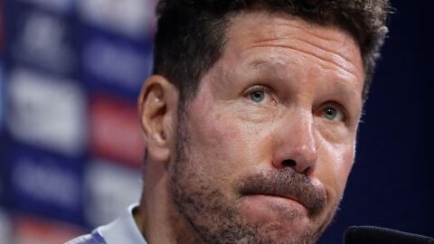 Diego Simeone, en rueda de prensa