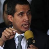 El presidente de la Asamblea Nacional de Venezuela, Juan Guaidó
