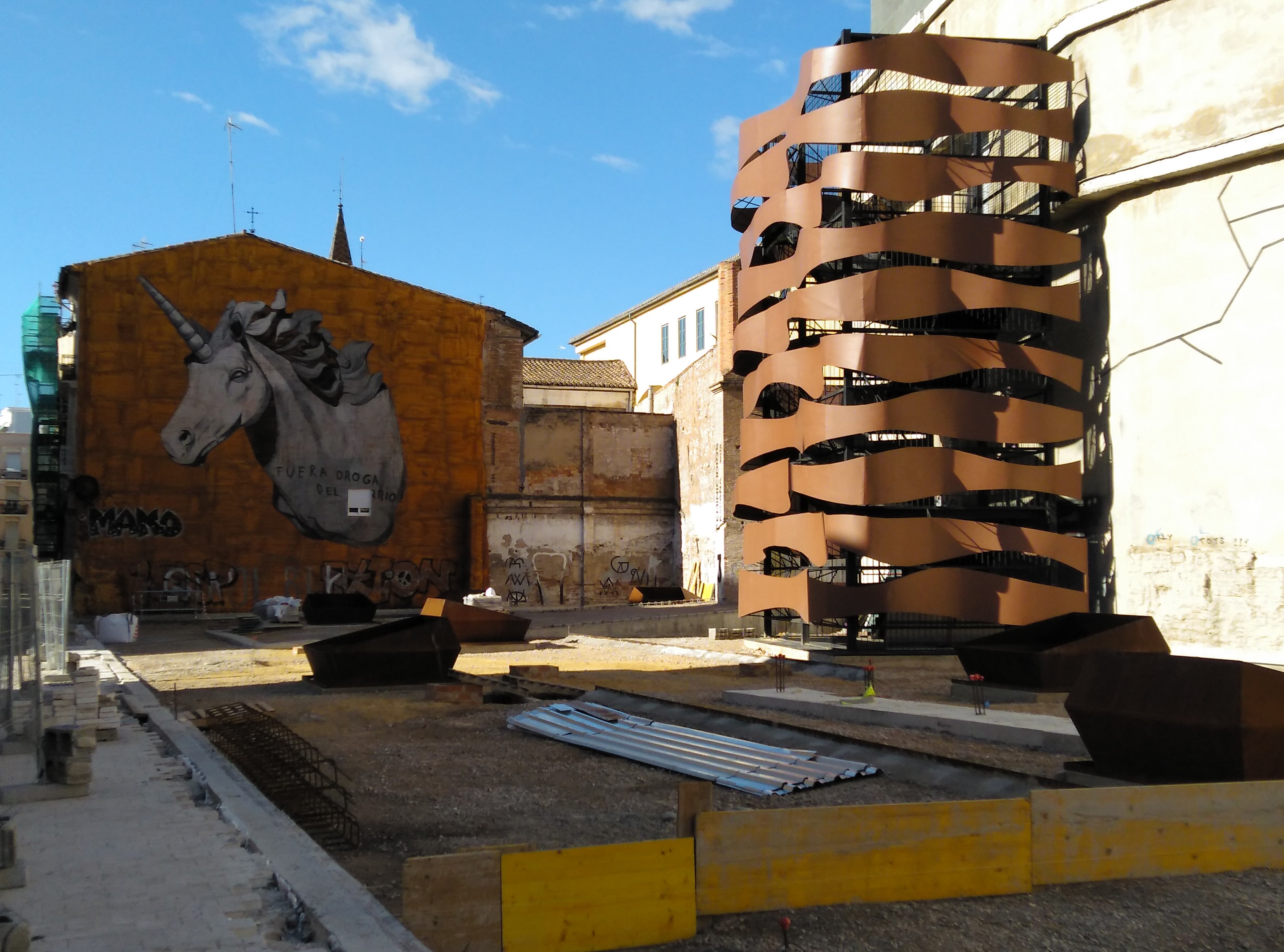 Recta final para la inaguración del jardín de esculturas del IVAM Recta final para la inaguración del jardín de esculturas del IVAM