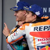 Márquez bromea con Quartararo Márquez bromea con Quartararo