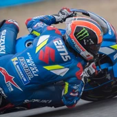 Álex Rins, en una curva del circuito de Jerez Álex Rins, en una curva del circuito de Jerez