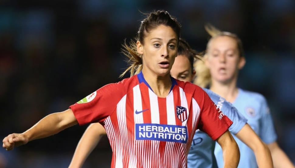 Esther González, del Atlético femenino: "El grupo está desenado que llegue el partido" Esther González, del Atlético femenino: "El grupo está desenado que llegue el partido"