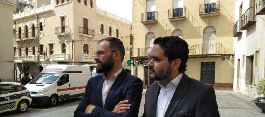 Juan Antonio Sempere y David Caballero, concejales no adscritos en Elche. Juan Antonio Sempere y David Caballero, concejales no adscritos en Elche.