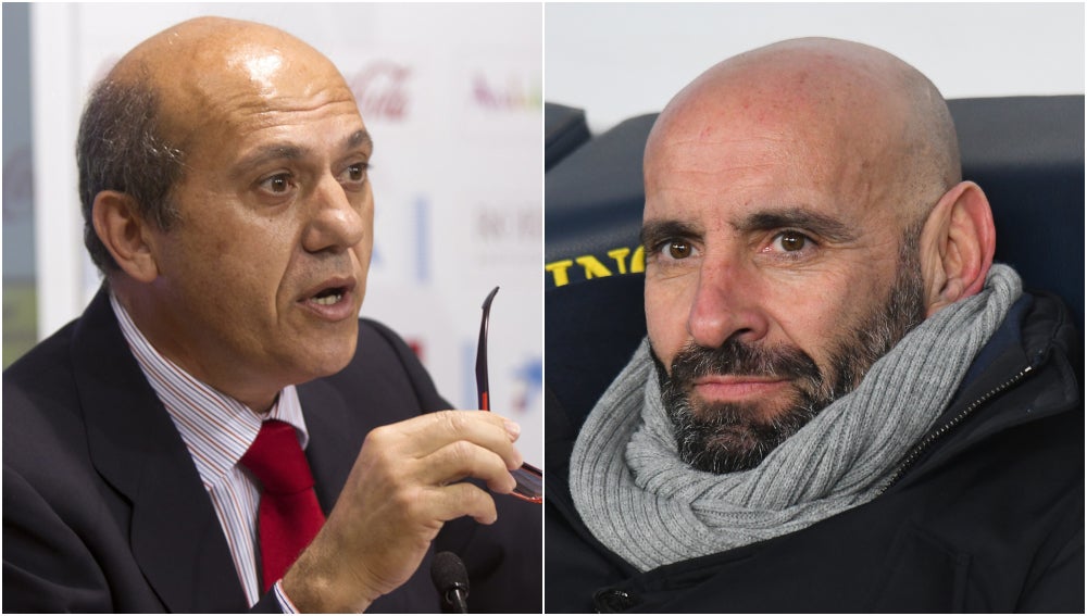 Gran enfrentamiento entre Del Nido y Monchi en una caseta de la Feria de Abril Gran enfrentamiento entre Del Nido y Monchi en una caseta de la Feria de Abril