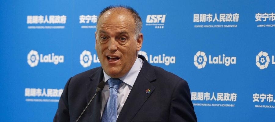 Javier Tebas en un evento de LaLiga Javier Tebas en un evento de LaLiga