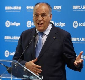 Javier Tebas en un evento de LaLiga Javier Tebas en un evento de LaLiga