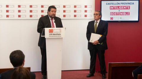 Javier Moliner, presidente de la Diputaci&oacute;n.