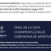 La oferta de la UEFA en la que piden "200 voluntarios bailarines"