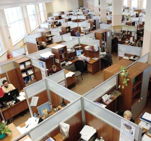 Imagen de archivo de los trabajadores de una empresa. Imagen de archivo de los trabajadores de una empresa.
