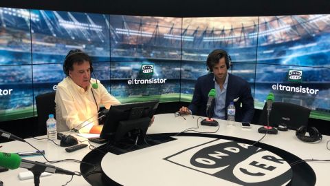 Feliciano L&oacute;pez en El Transistor, con Jos&eacute; Ram&oacute;n de la Morena. 