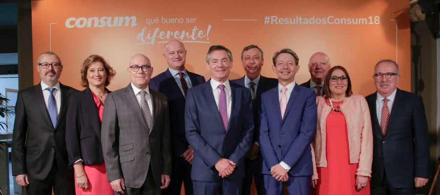 Los responsables de Consum han valorado los resultados del 2018. Los responsables de Consum han valorado los resultados del 2018.