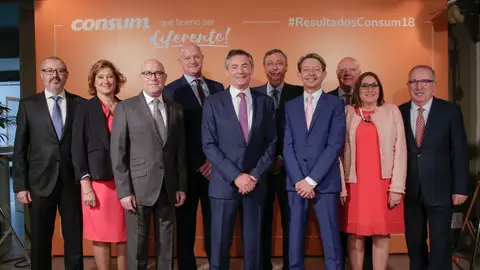 Los responsables de Consum han valorado los resultados del 2018. BALANCE RESULTADOS CONSUM