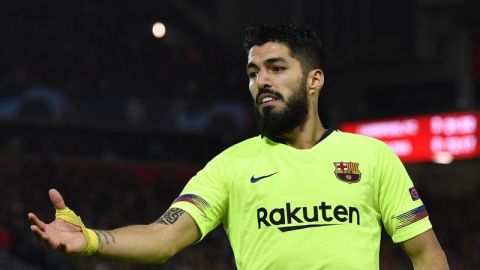 El delantero del Barcelona, Luis Su&aacute;rez. 